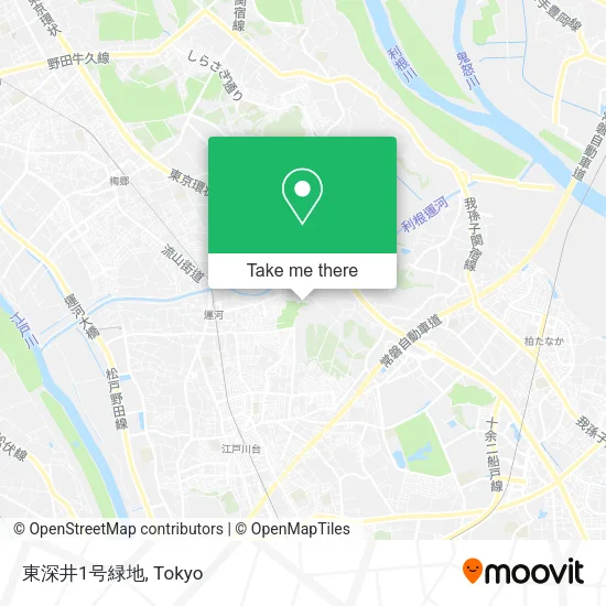 東深井1号緑地 map