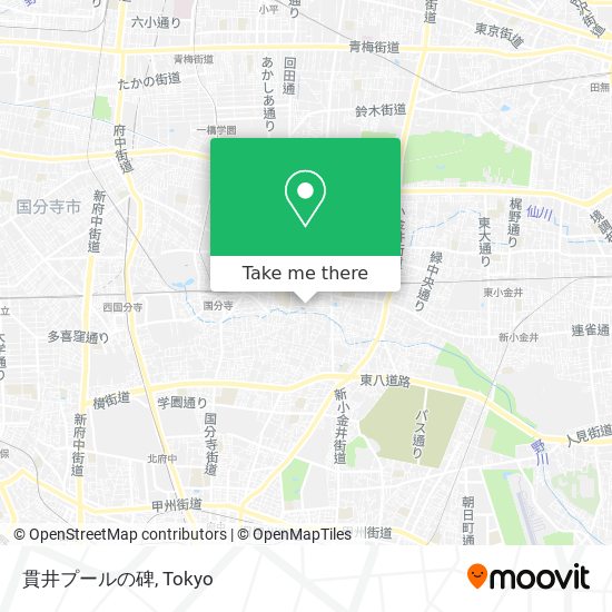 貫井プールの碑 map