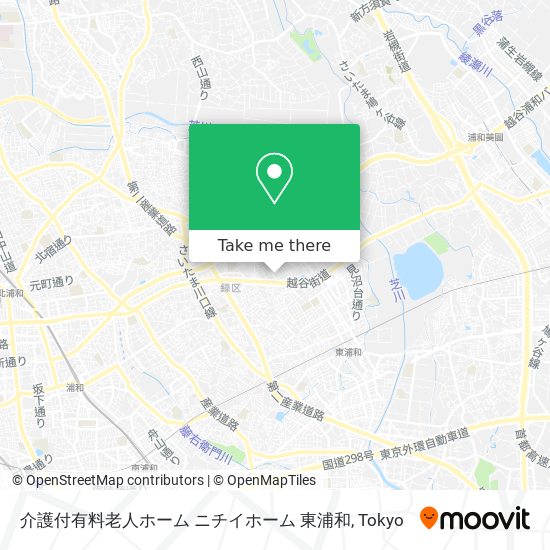 介護付有料老人ホーム ニチイホーム 東浦和 map