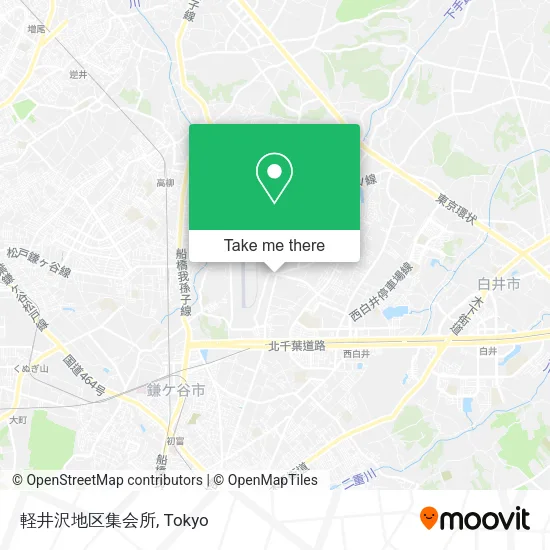 軽井沢地区集会所 map
