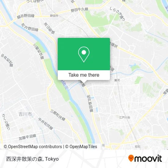 西深井散策の森 map