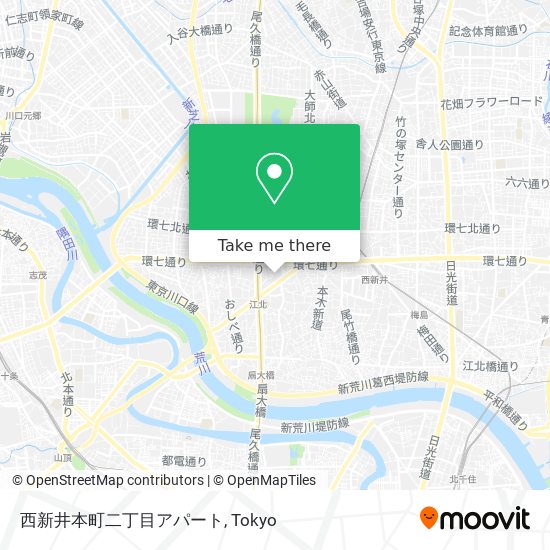 西新井本町二丁目アパート map