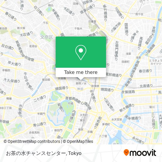 お茶の水チャンスセンター map