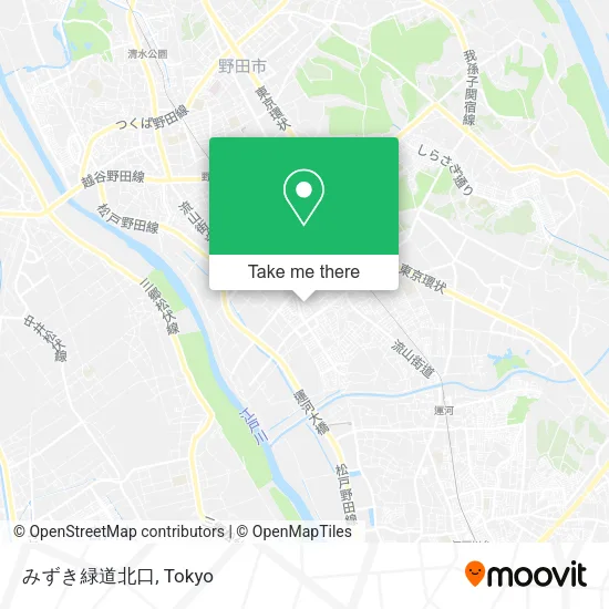 みずき緑道北口 map