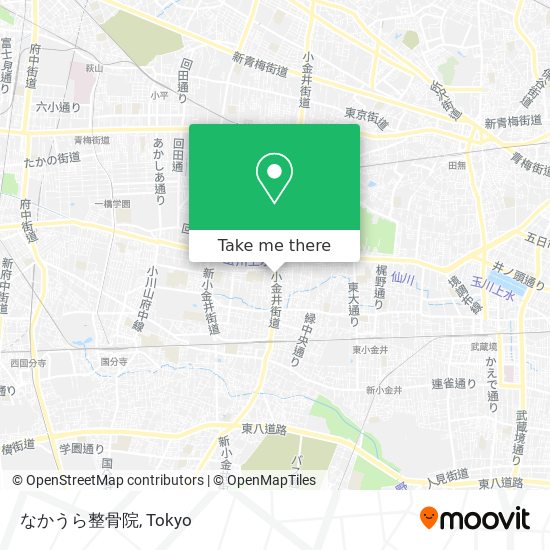 なかうら整骨院 map