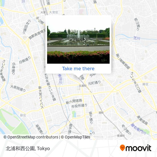 北浦和西公園 map
