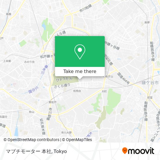 マブチモーター 本社 map