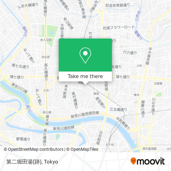 第二堀田湯(跡) map