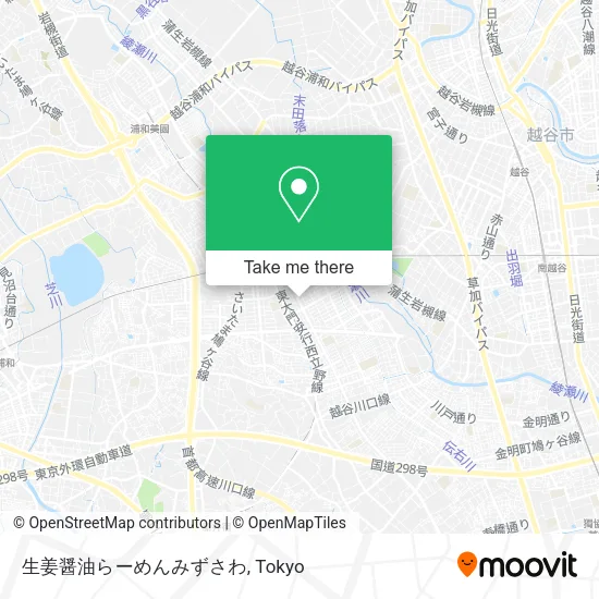 生姜醤油らーめんみずさわ map