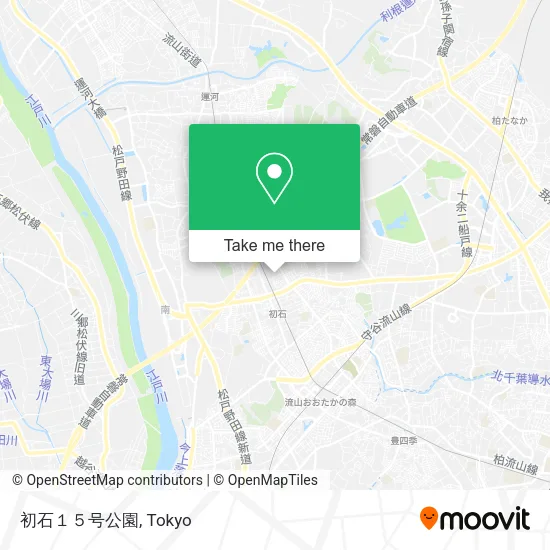 初石１５号公園 map