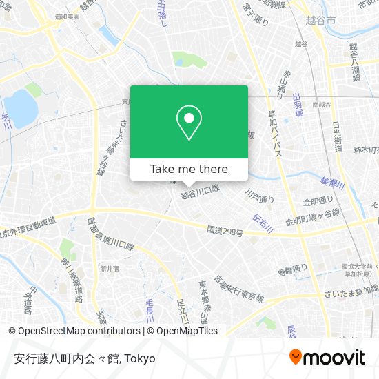 安行藤八町内会々館 map