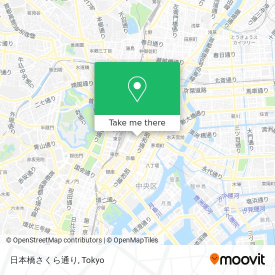 日本橋さくら通り map