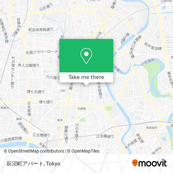 辰沼町アパート map