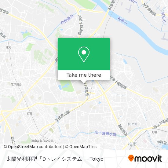 太陽光利用型「Dトレイシステム」 map
