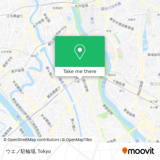 ウエノ駐輪場 map