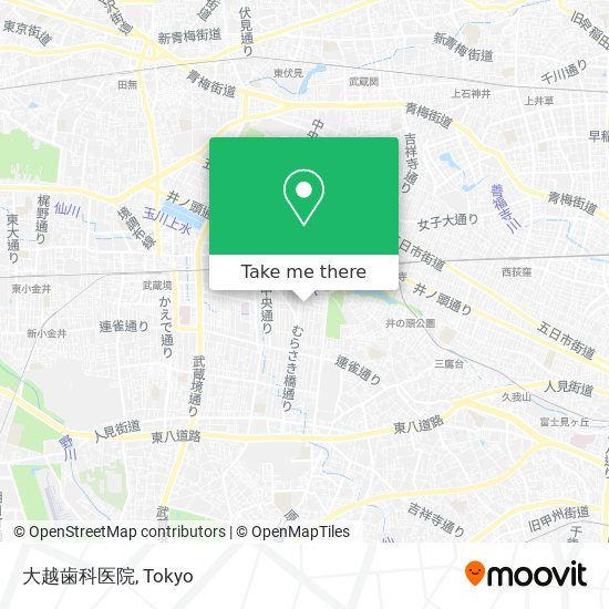 大越歯科医院 map
