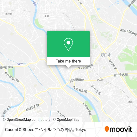 Casual & Shoesアベイルつつみ野店 map