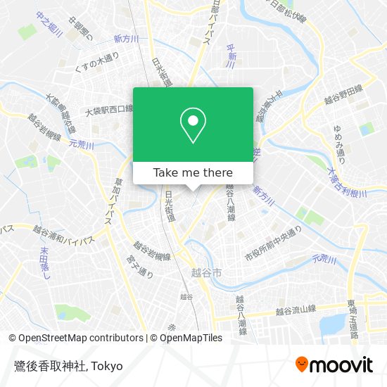 鷺後香取神社 map