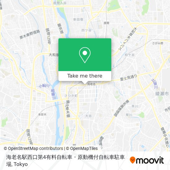 海老名駅西口第4有料自転車・原動機付自転車駐車場 map