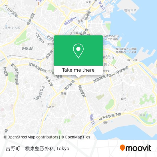 吉野町　横東整形外科 map