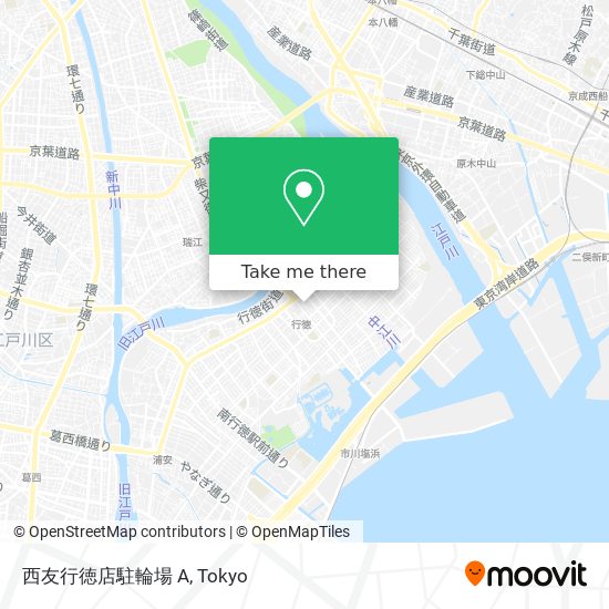 西友行徳店駐輪場 A map