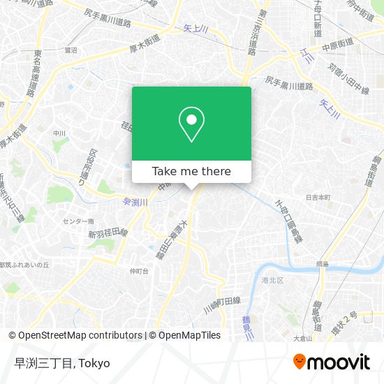 早渕三丁目 map