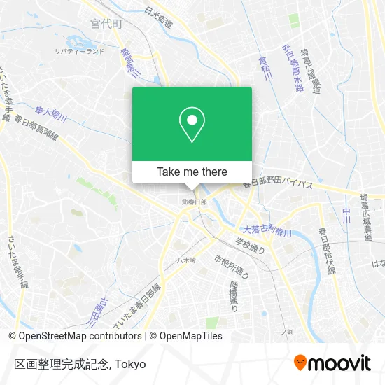 区画整理完成記念 map