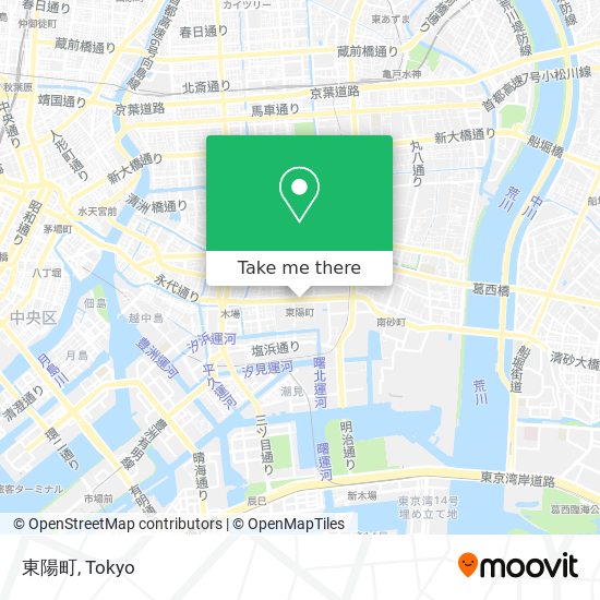 東陽町 map
