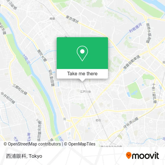 西浦眼科 map