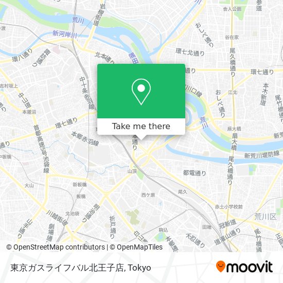 東京ガスライフバル北王子店 map