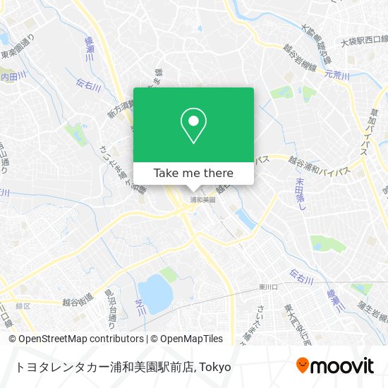 トヨタレンタカー浦和美園駅前店 map