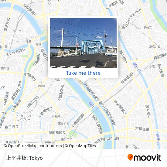 上平井橋 map