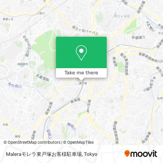 Maleraモレラ東戸塚お客様駐車場 map