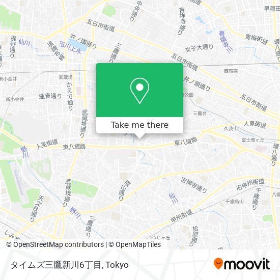 タイムズ三鷹新川6丁目 map