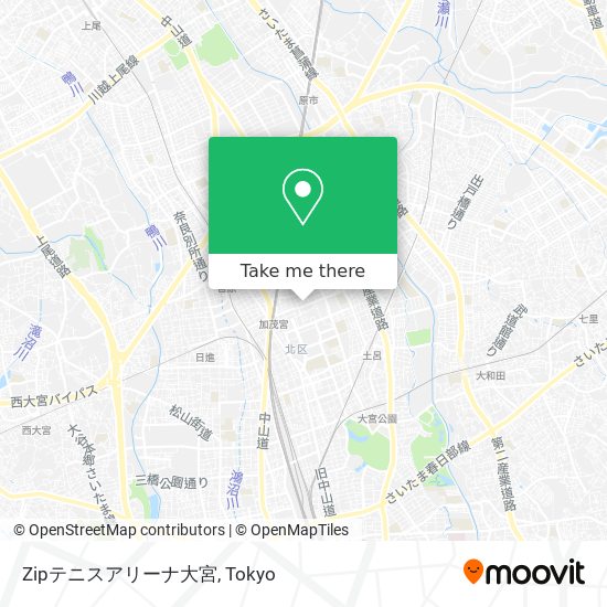 Zipテニスアリーナ大宮 map