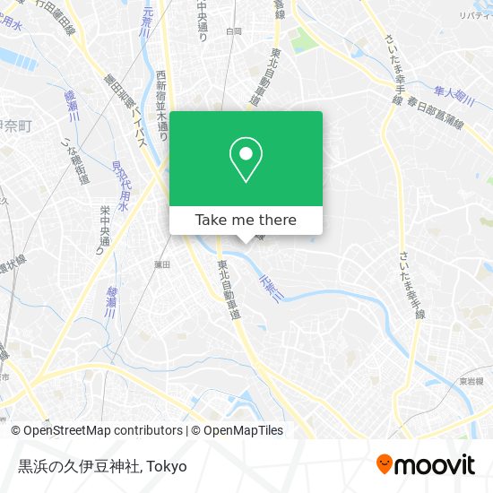 黒浜の久伊豆神社 map