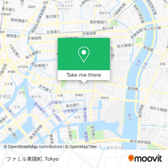 ファミル東陽町 map