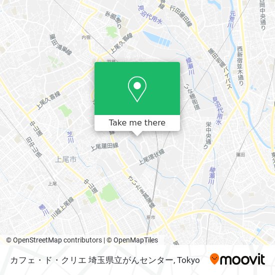 カフェ・ド・クリエ 埼玉県立がんセンター map