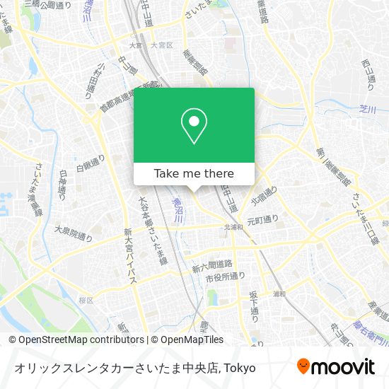 オリックスレンタカーさいたま中央店 map