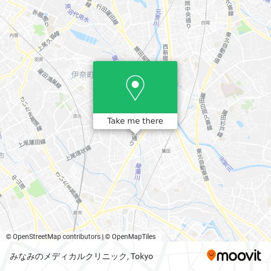 みなみのメディカルクリニック map