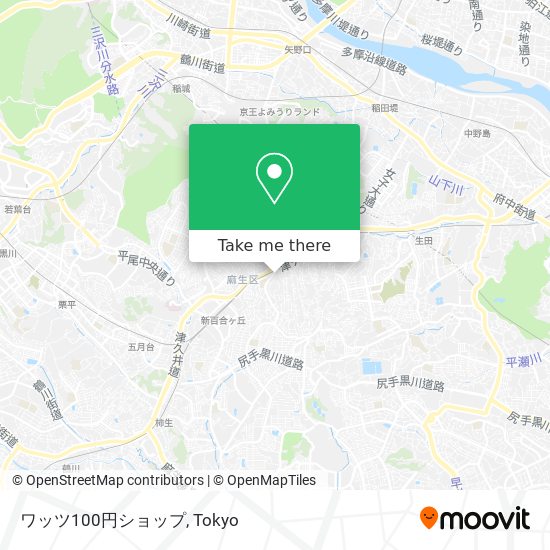 ワッツ100円ショップ map