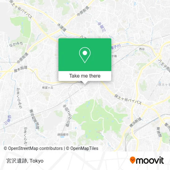 宮沢遺跡 map