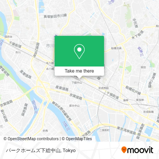 パークホームズ下総中山 map