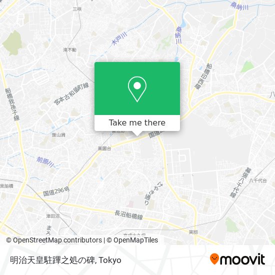 明治天皇駐蹕之処の碑 map