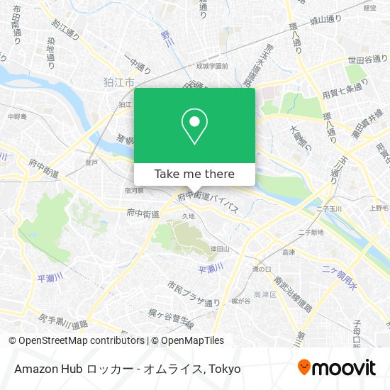 Amazon Hub ロッカー - オムライス map