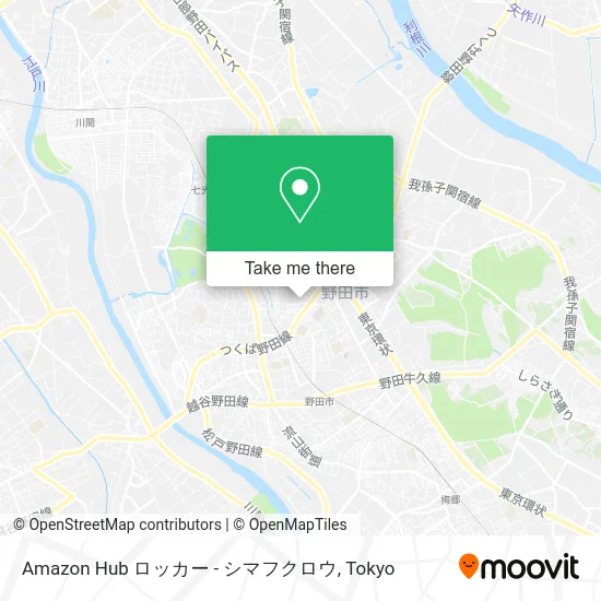 Amazon Hub ロッカー - シマフクロウ map