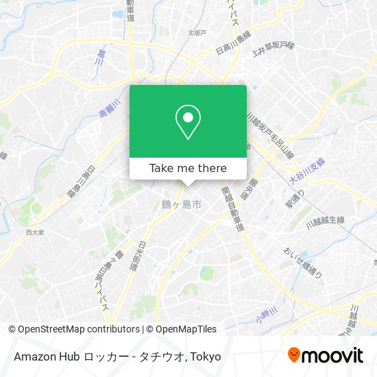 Amazon Hub ロッカー - タチウオ map