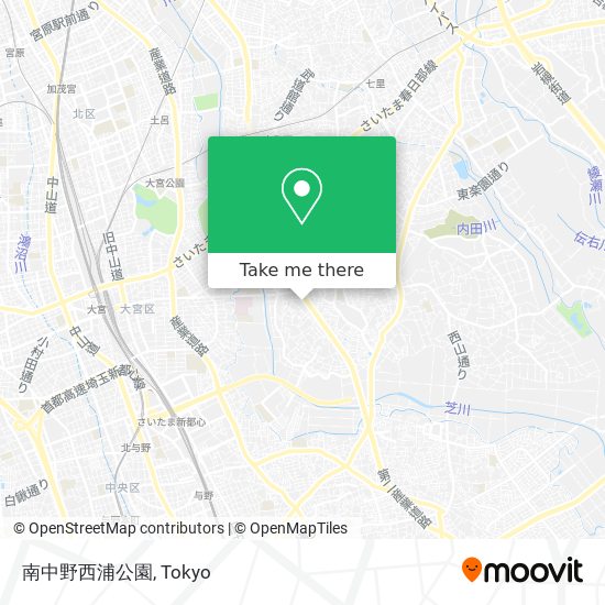 南中野西浦公園 map