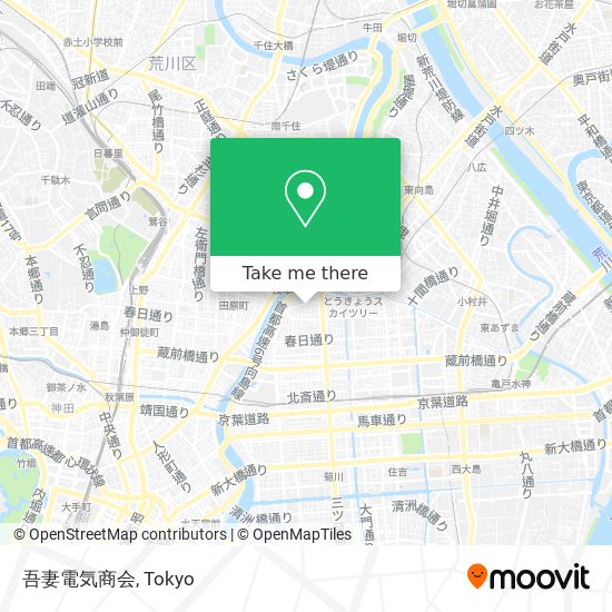 吾妻電気商会 map