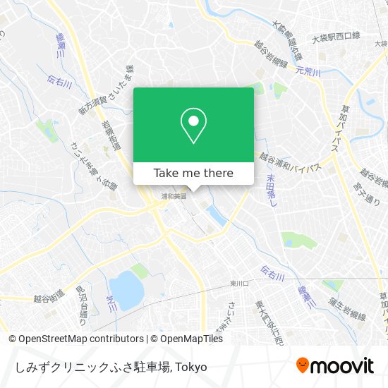 しみずクリニックふさ駐車場 map